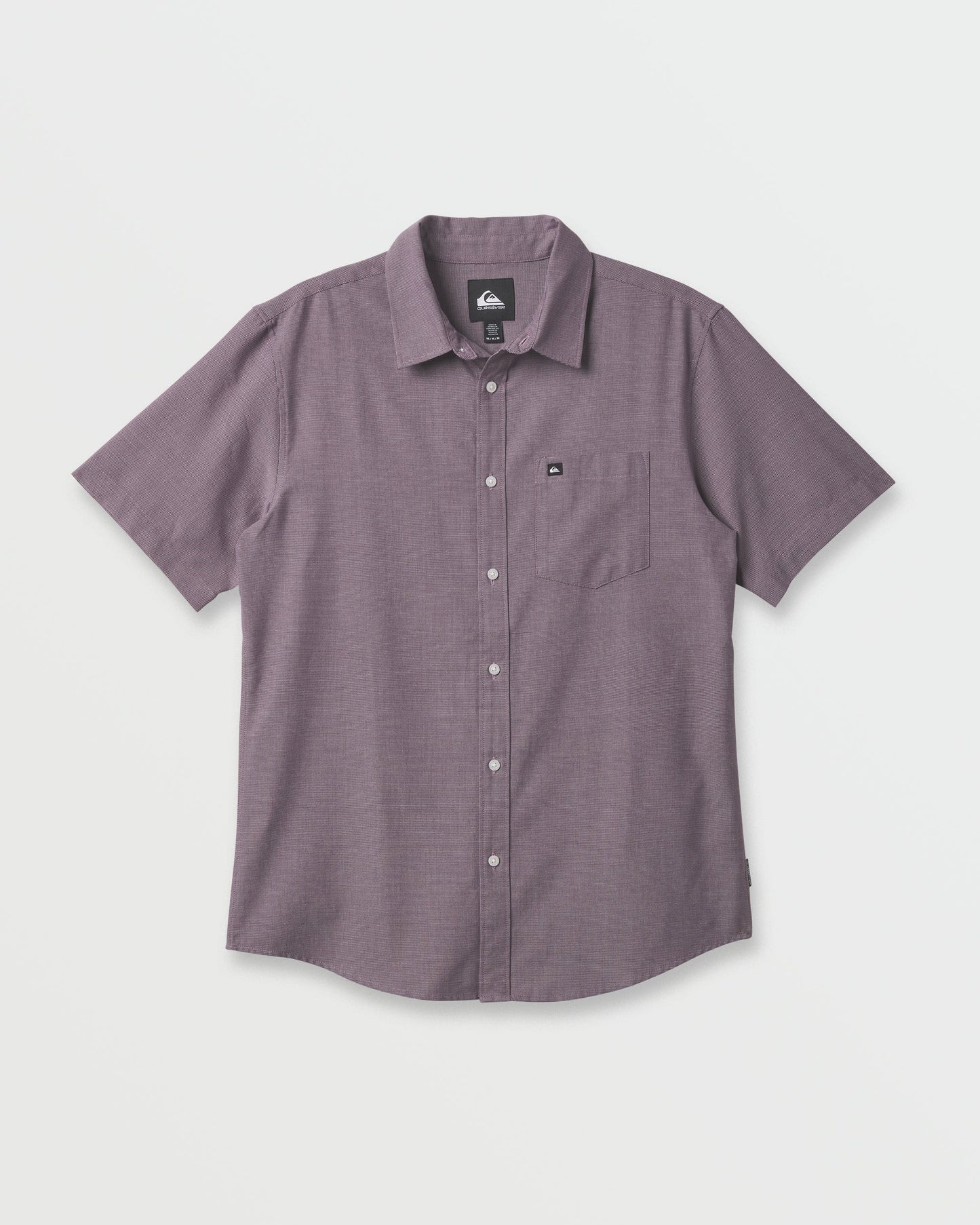 Quick Silver Shoreline Classic Short Sleeve Shirt - Sunset Purple