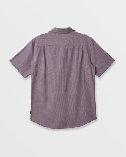 Quick Silver Shoreline Classic Short Sleeve Shirt - Sunset Purple