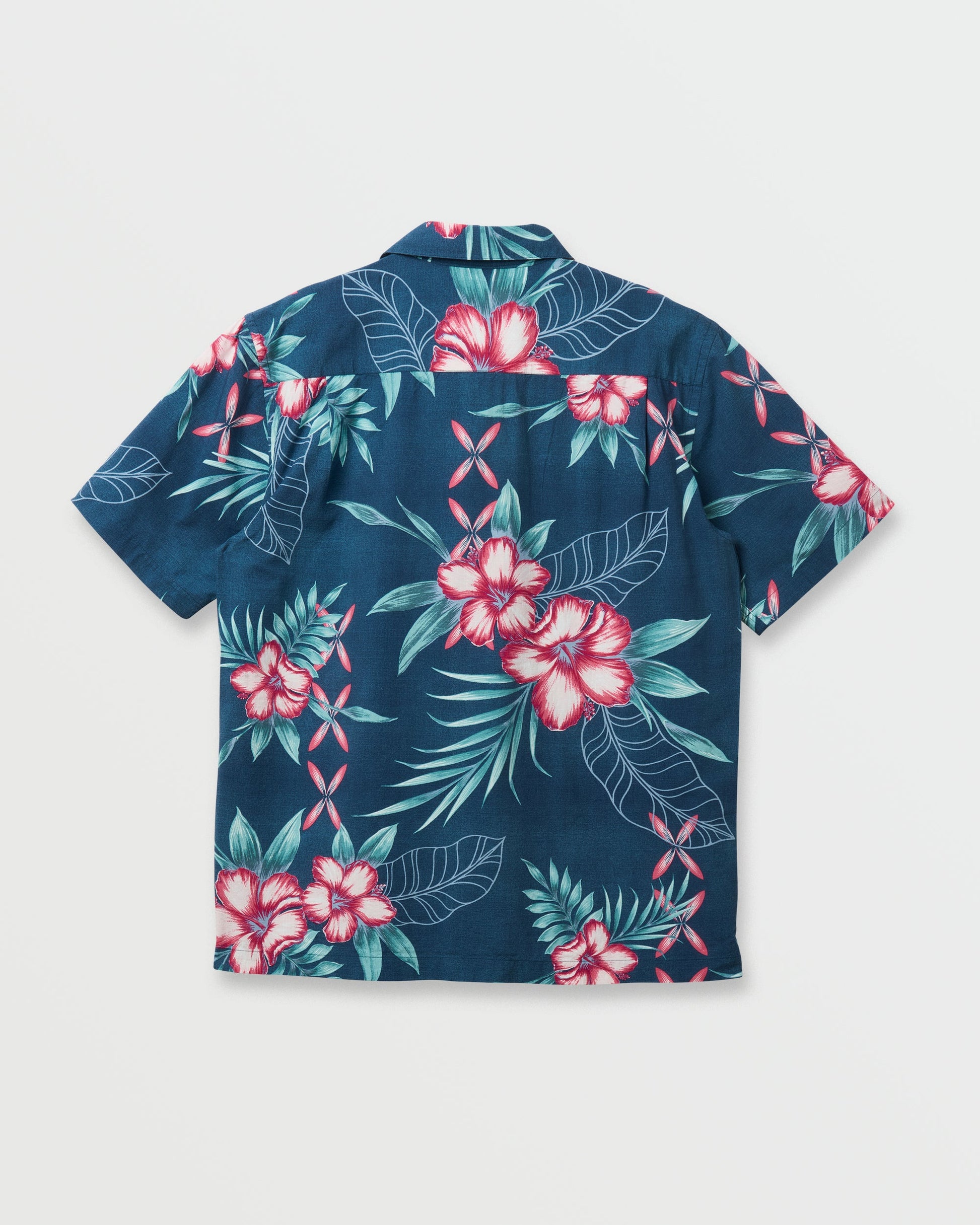 Quick Silver Waterman Playita Floral Shirt - Sargasso Sea