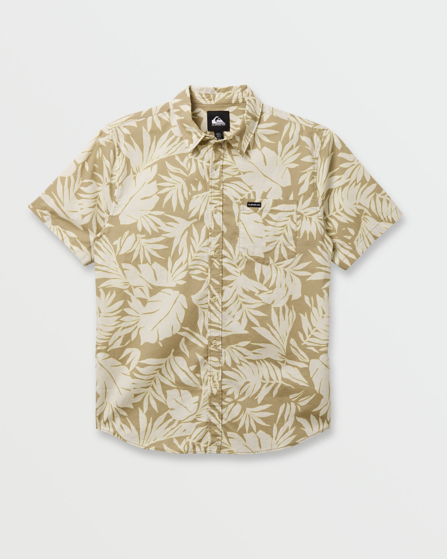 Quick Silver Palm Trip Classic Short Sleeve Shirt - Twill