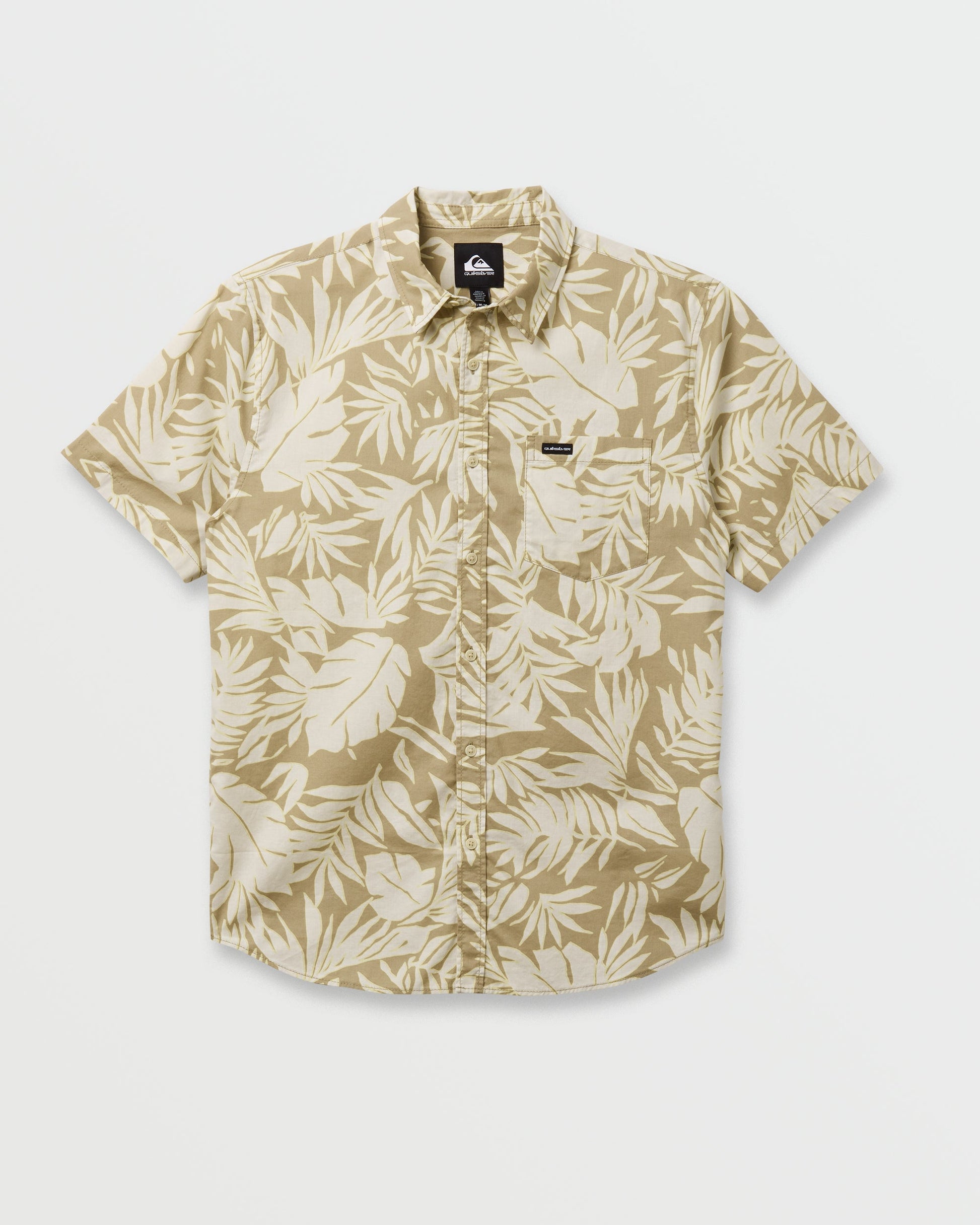 Quick Silver Palm Trip Classic Short Sleeve Shirt - Twill