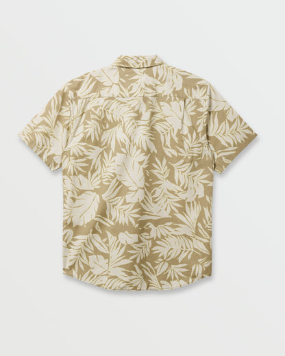 Quick Silver Palm Trip Classic Short Sleeve Shirt - Twill