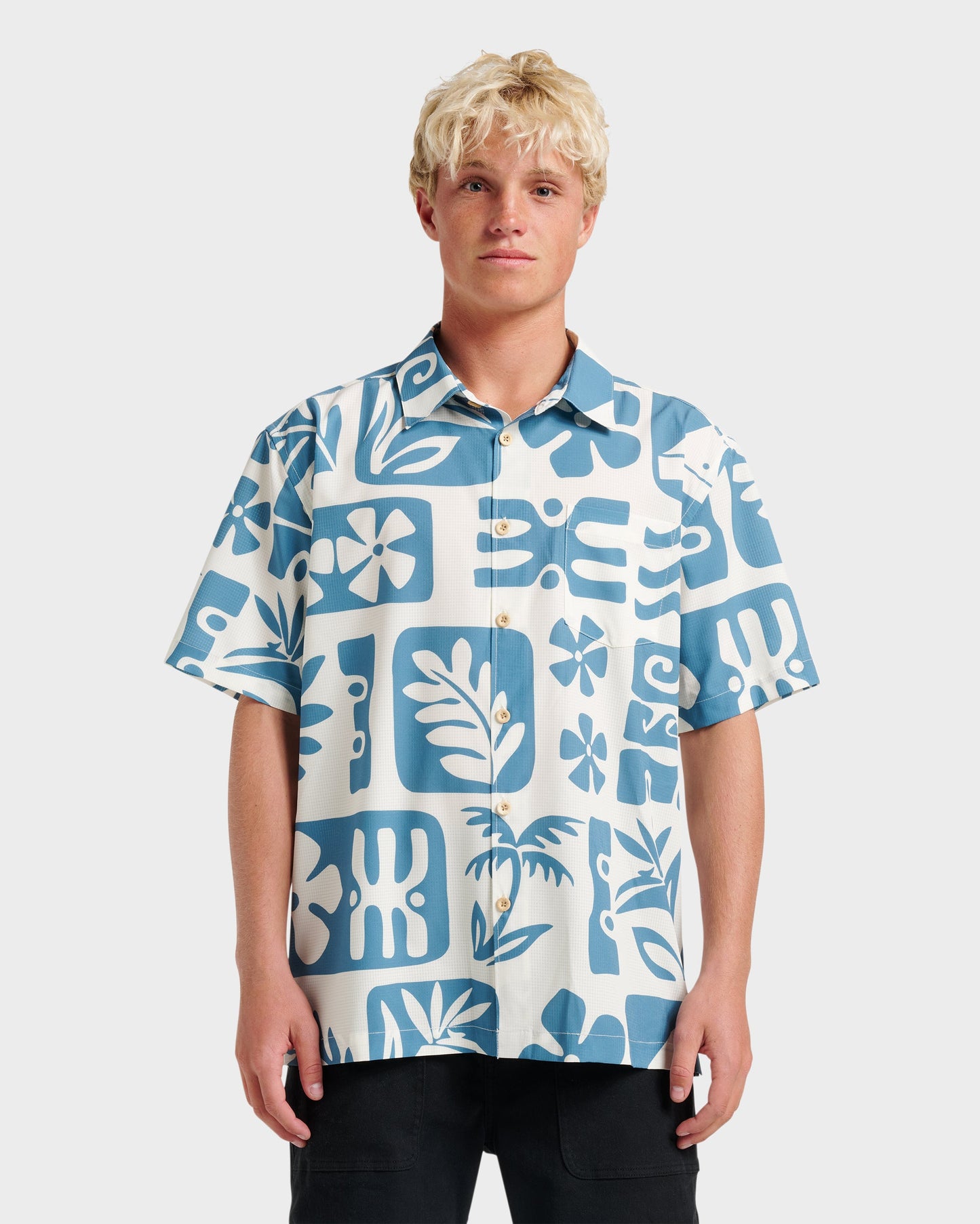 Quick Silver Waterman Dunes Shirt - White