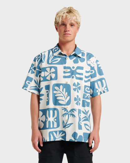 Quick Silver Waterman Dunes Shirt - White