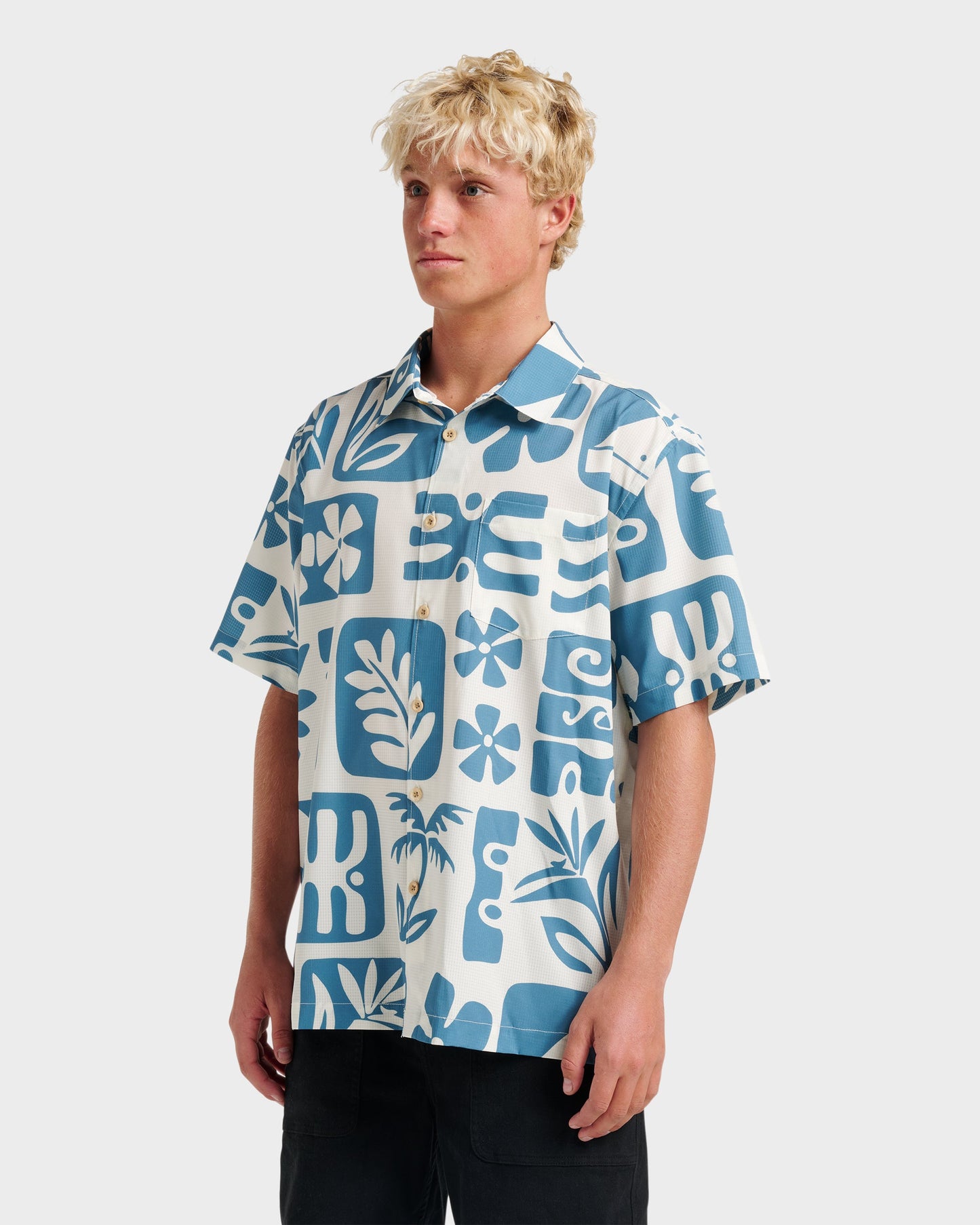 Quick Silver Waterman Dunes Shirt - White