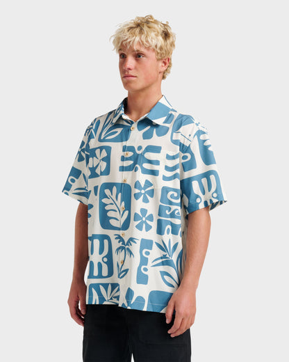 Quick Silver Waterman Dunes Shirt - White
