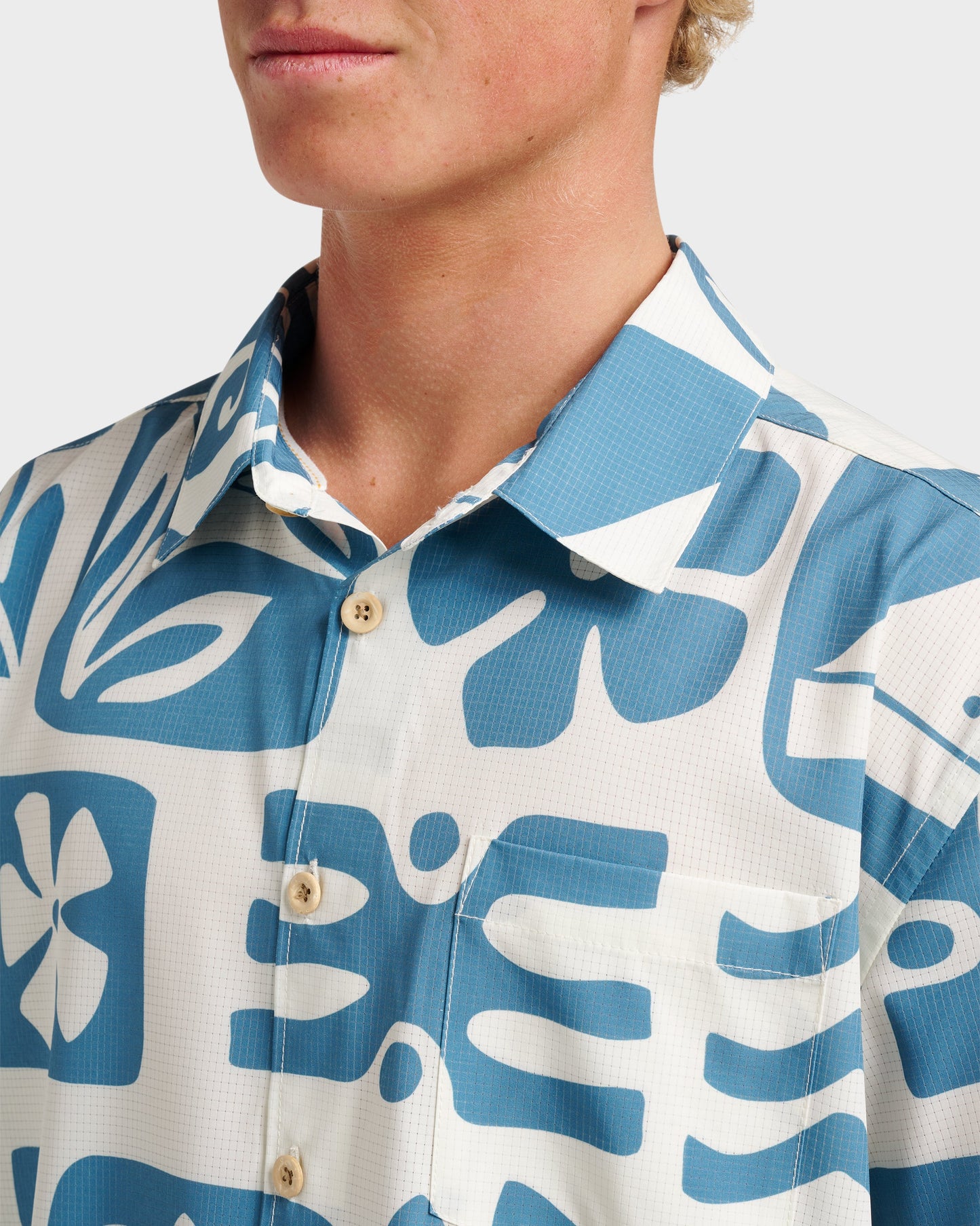 Quick Silver Waterman Dunes Shirt - White