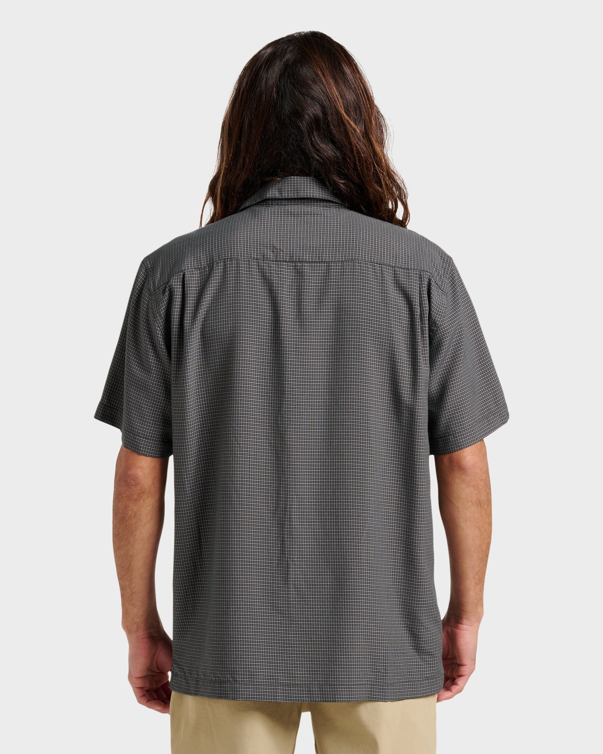 Quick Silver Waterman Check Out Shirt - Phantom