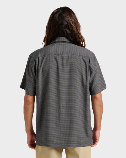 Quick Silver Waterman Check Out Shirt - Phantom