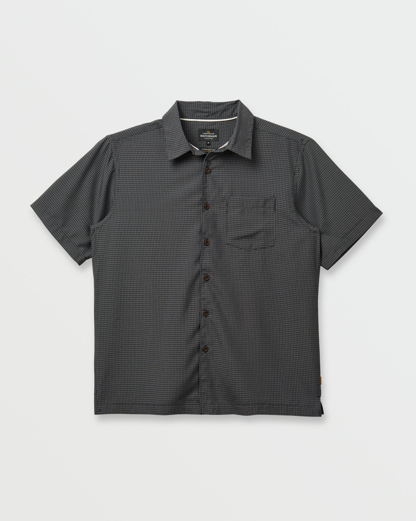 Quick Silver Waterman Check Out Shirt - Phantom