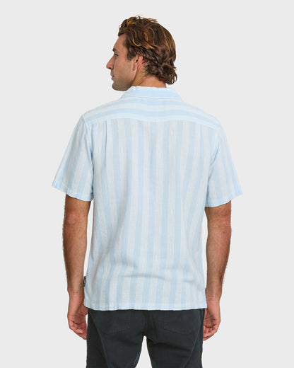 Quick Silver Nightfall Island Short Sleeve Shirt - Skyway