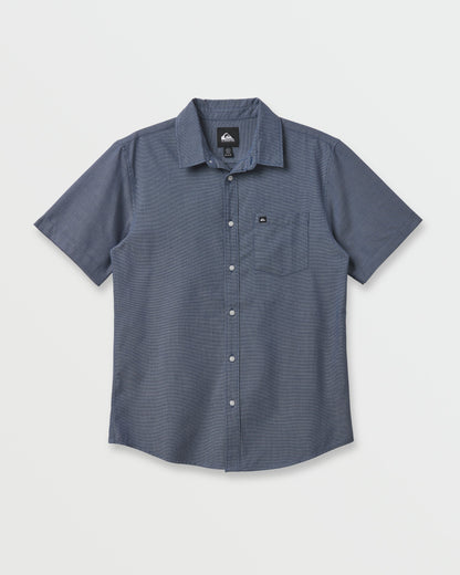 Quick Silver Shoreline Classic Short Sleeve Shirt - Navy
