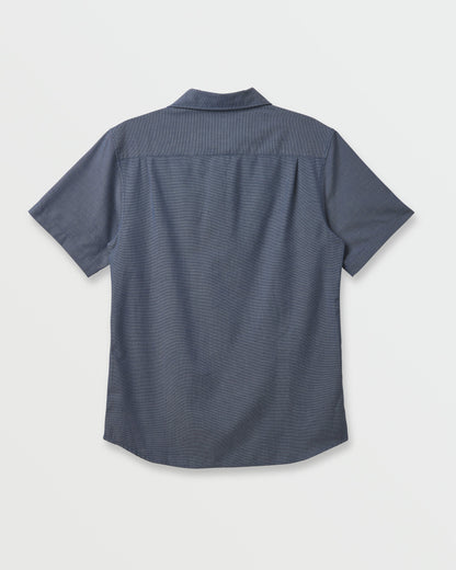 Quick Silver Shoreline Classic Short Sleeve Shirt - Navy
