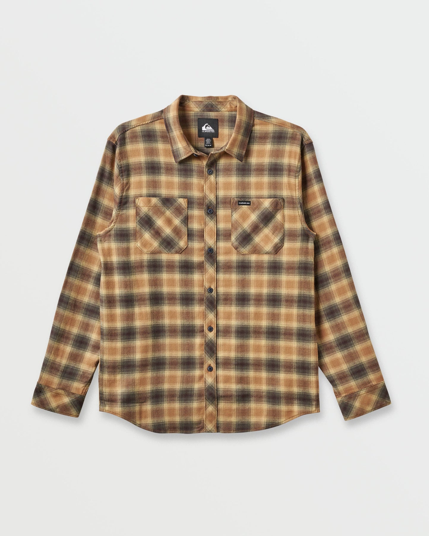 Quick Silver Terrace Stretch Flannel Shirt - Almond