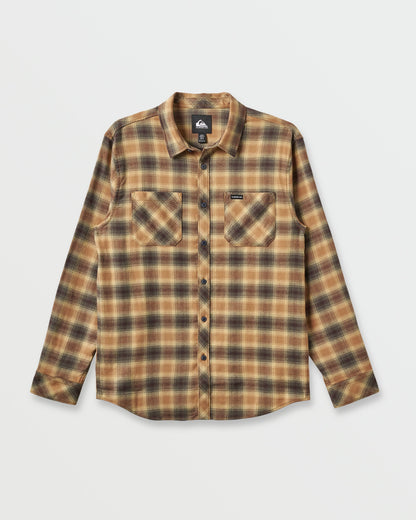 Quick Silver Terrace Stretch Flannel Shirt - Almond