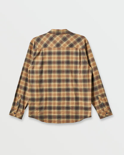 Quick Silver Terrace Stretch Flannel Shirt - Almond
