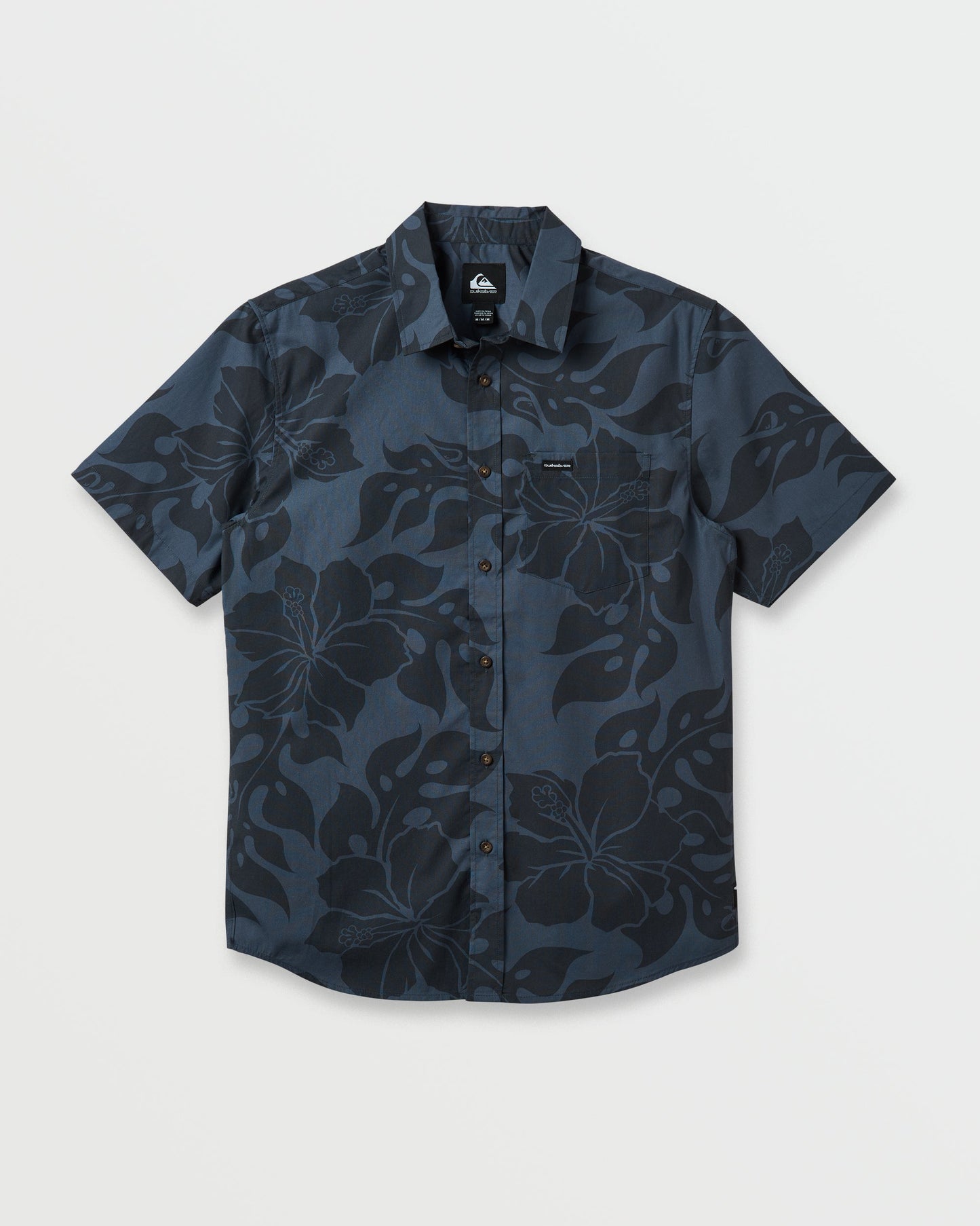 Quick Silver Oceanview Classic Short Sleeve Shirt - Phantom