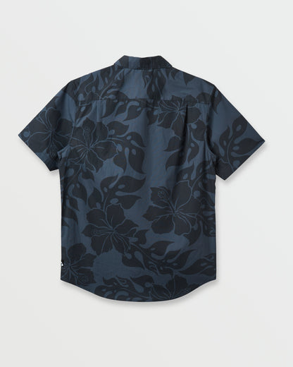 Quick Silver Oceanview Classic Short Sleeve Shirt - Phantom