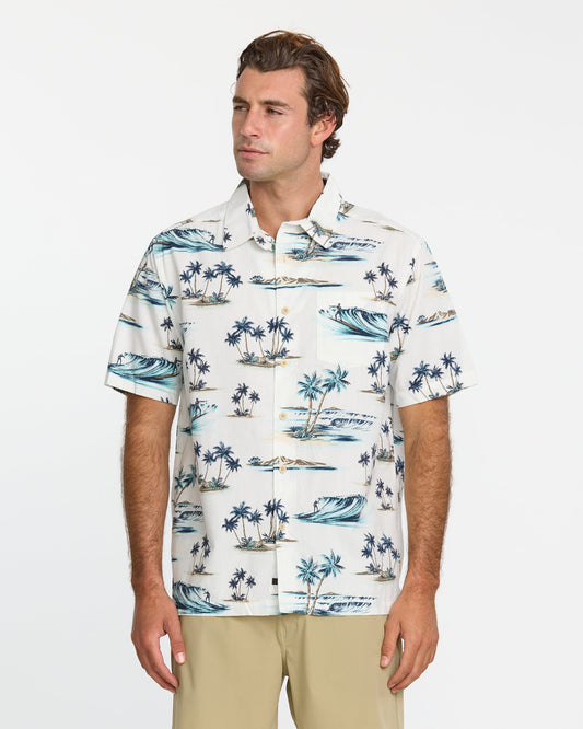 Quick Silver Waterman Day Dreamin' Shirt - White