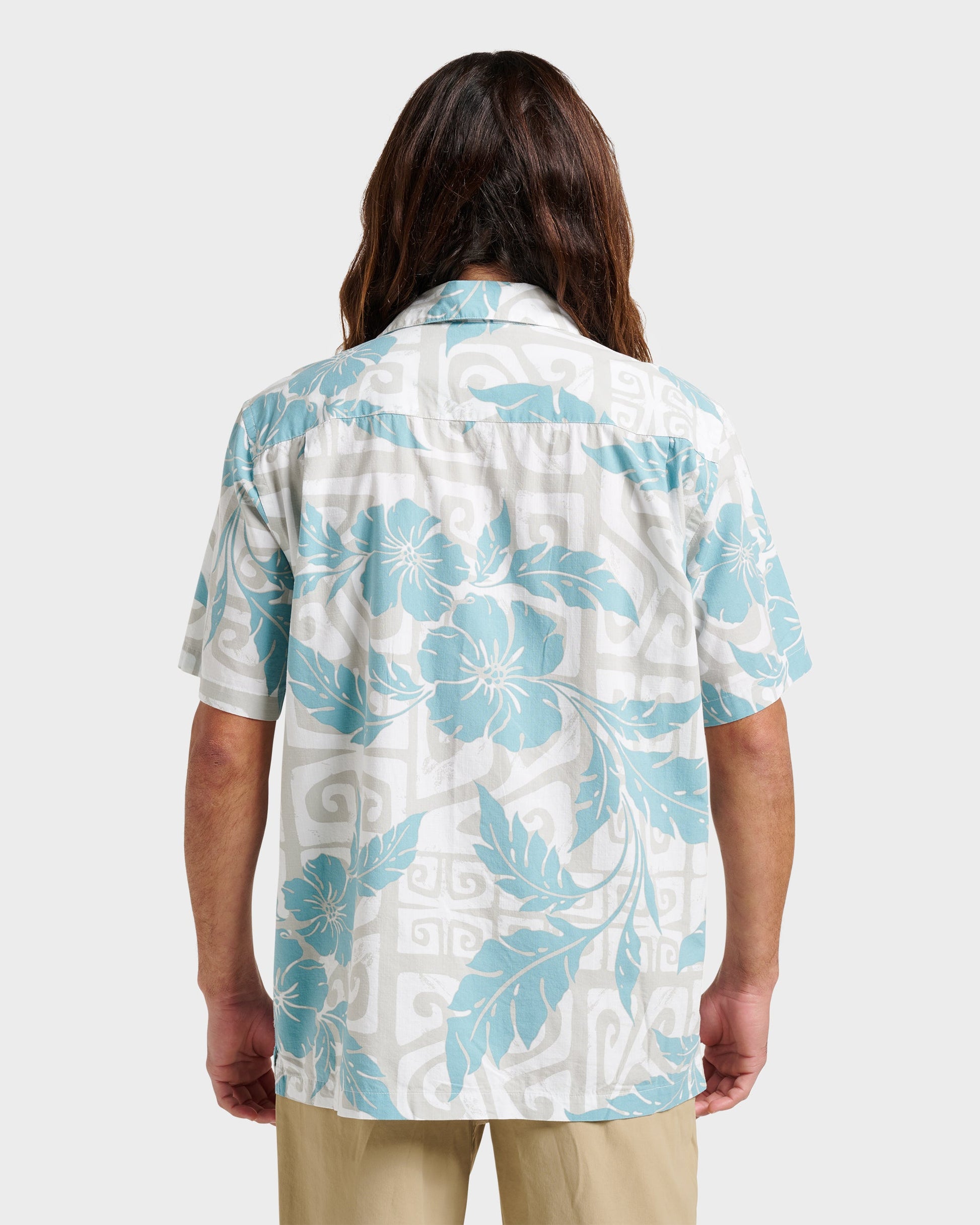Quick Silver Waterman Beach Shack Shirt - White