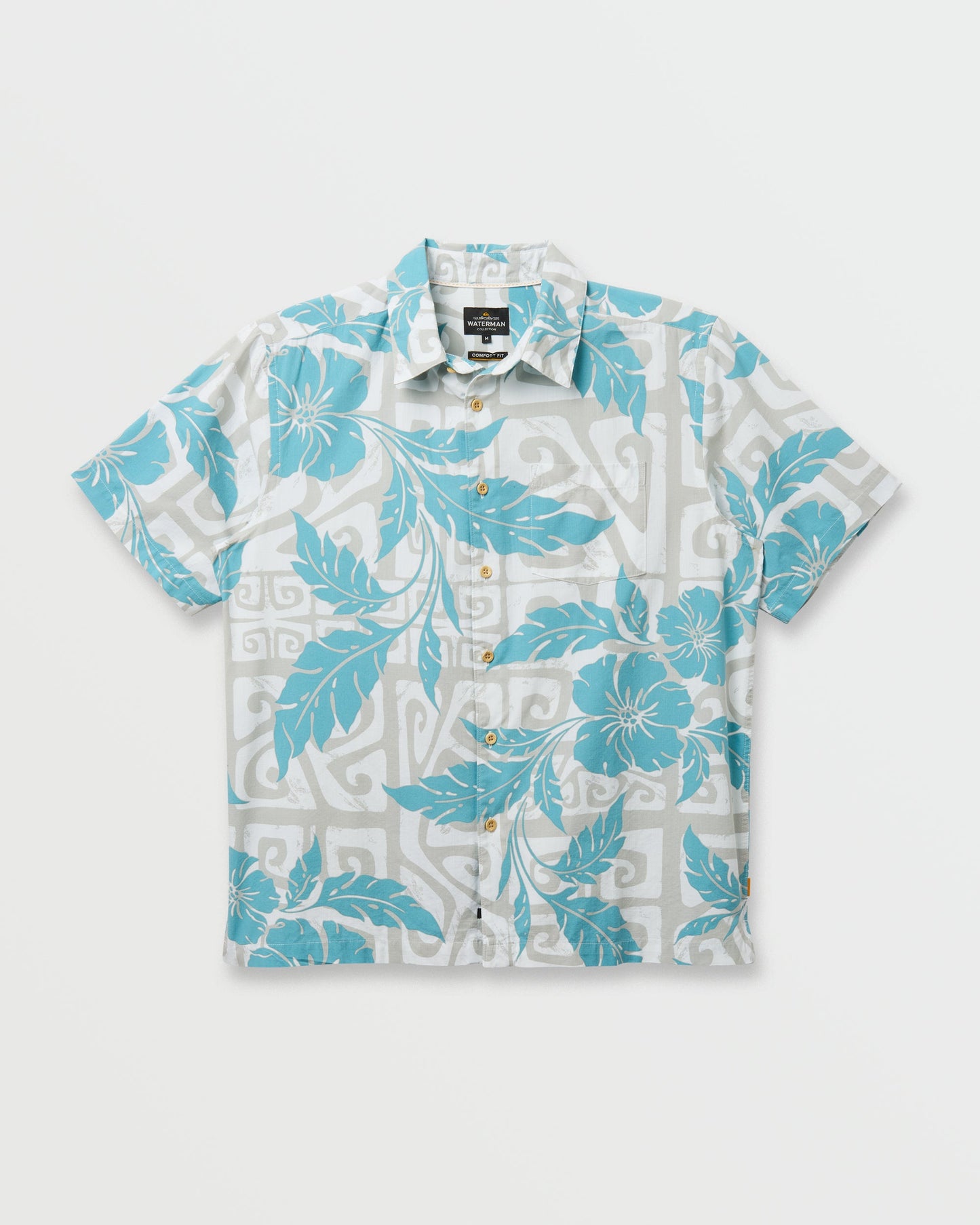 Quick Silver Waterman Beach Shack Shirt - White