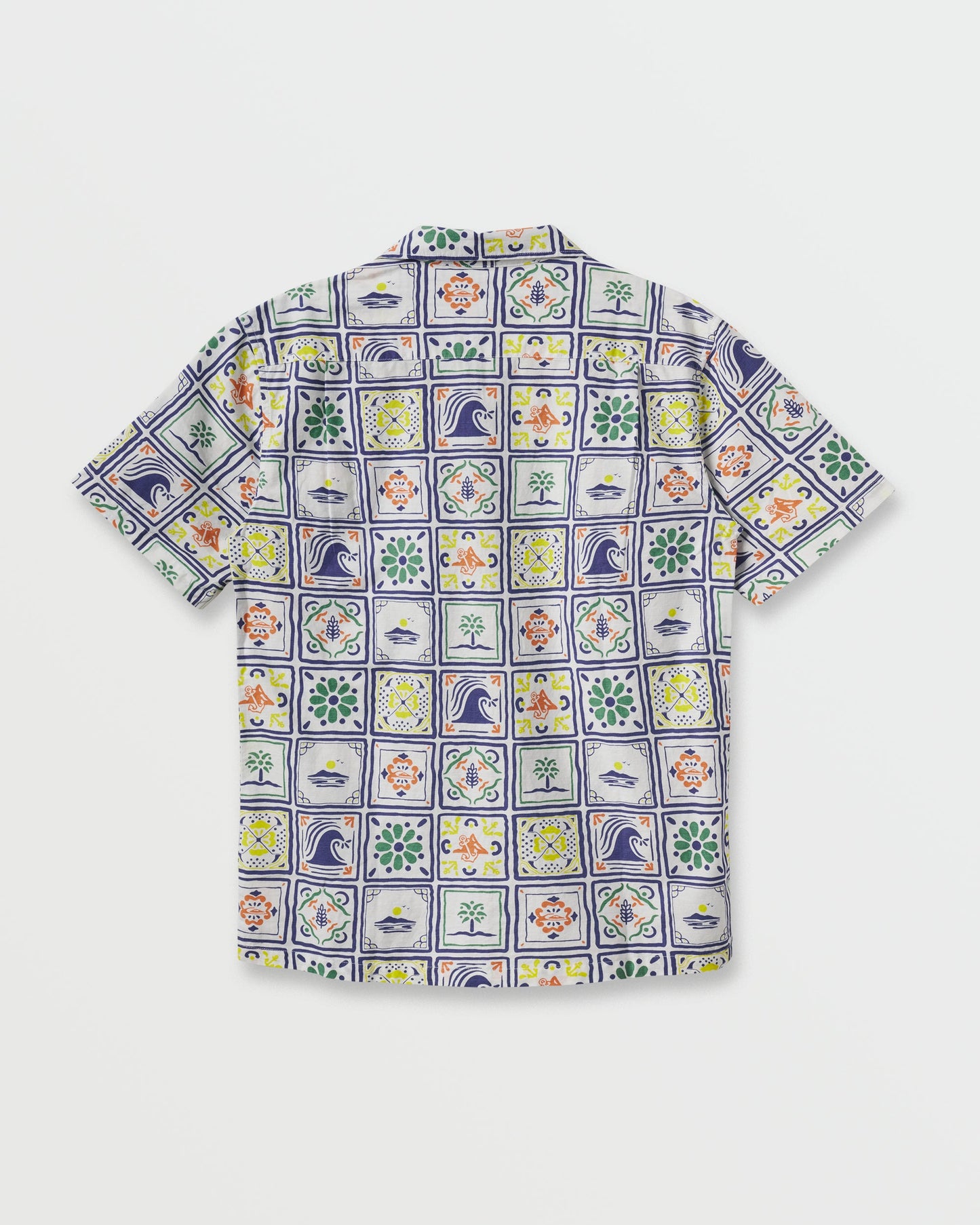 Quick Silver Quiksilver x Pacifico Baja Casual Short Sleeve Shirt - Off White