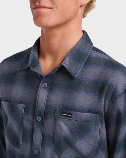 Quick Silver Terrace Stretch Flannel Shirt - Phantom