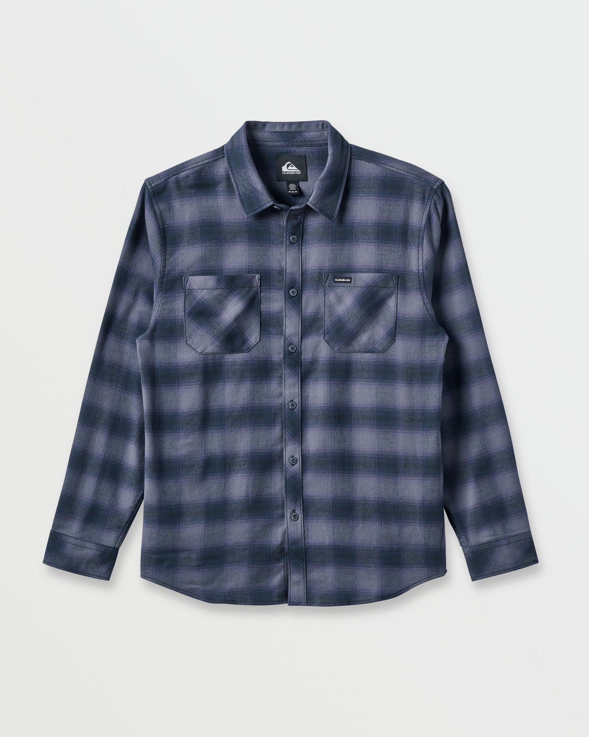 Quick Silver Terrace Stretch Flannel Shirt - Phantom