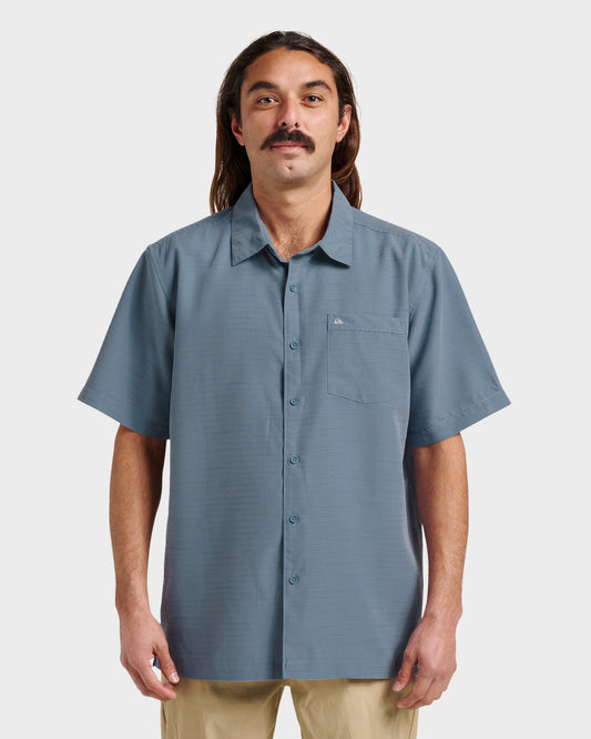 Quick Silver Waterman Centinela Premium Anti-Wrinkle Shirt - Flint Stone