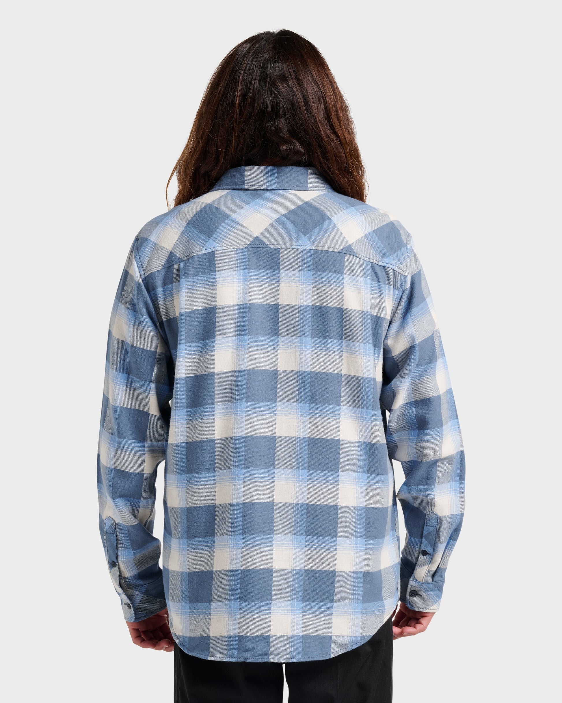 Quick Silver Penmar Check Flannel Shirt - China Blue