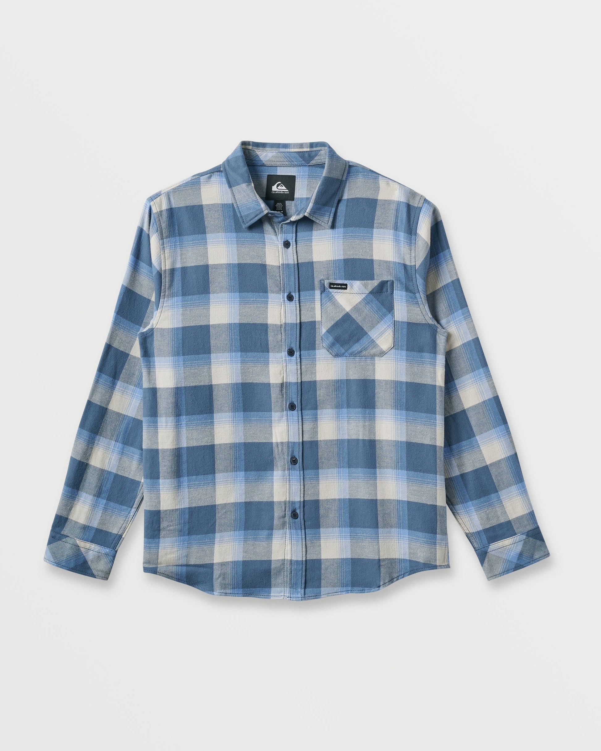 Quick Silver Penmar Check Flannel Shirt - China Blue