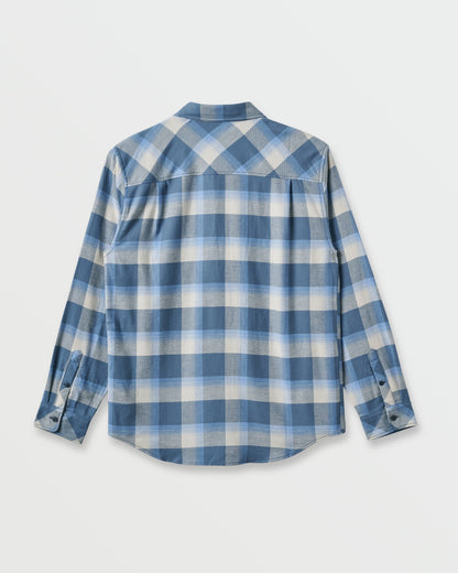 Quick Silver Penmar Check Flannel Shirt - China Blue