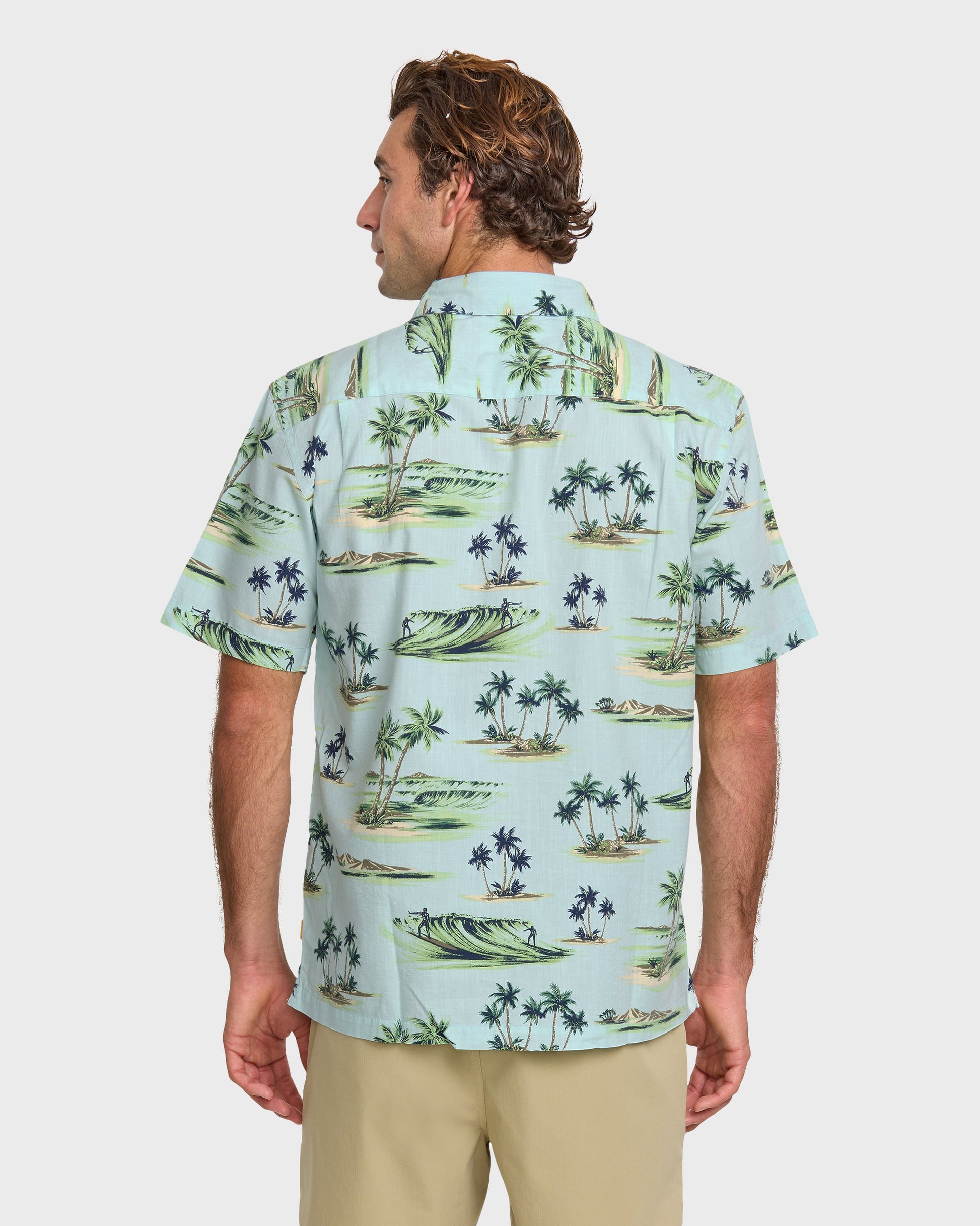 Quick Silver Waterman Day Dreamin' Shirt - Cool Blue