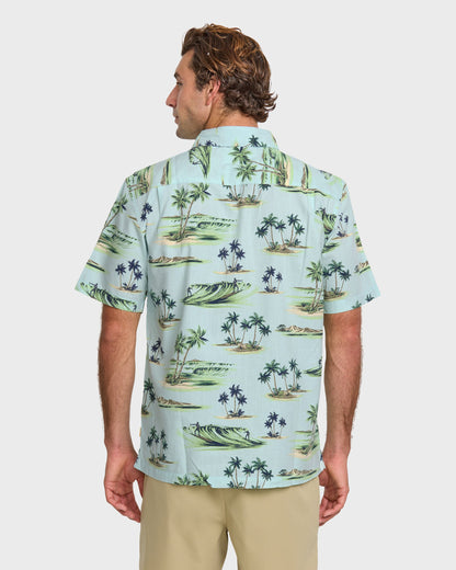 Quick Silver Waterman Day Dreamin' Shirt - Cool Blue