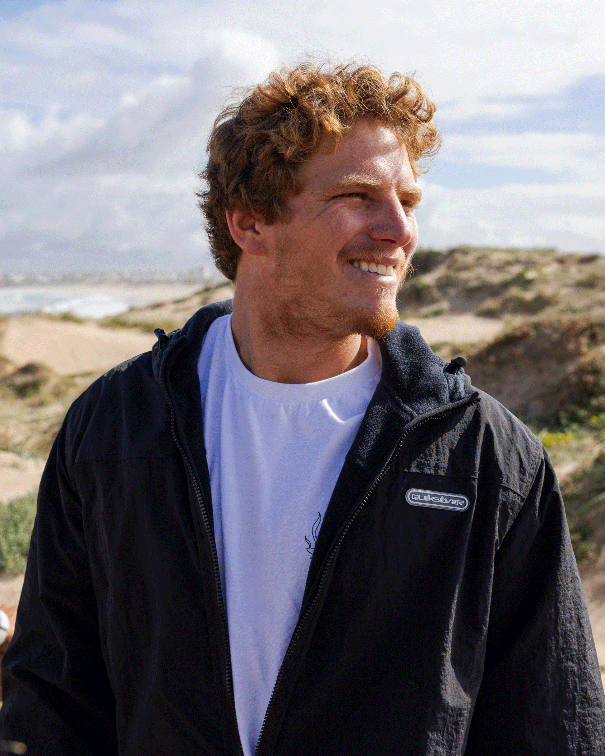 Quick Silver Reversible Zip Hoodie - Black