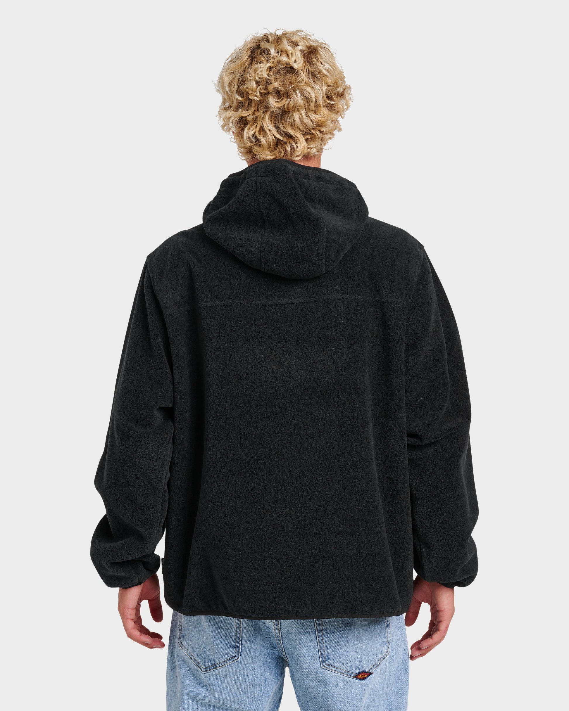 Quick Silver Reversible Zip Hoodie - Black