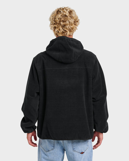 Quick Silver Reversible Zip Hoodie - Black