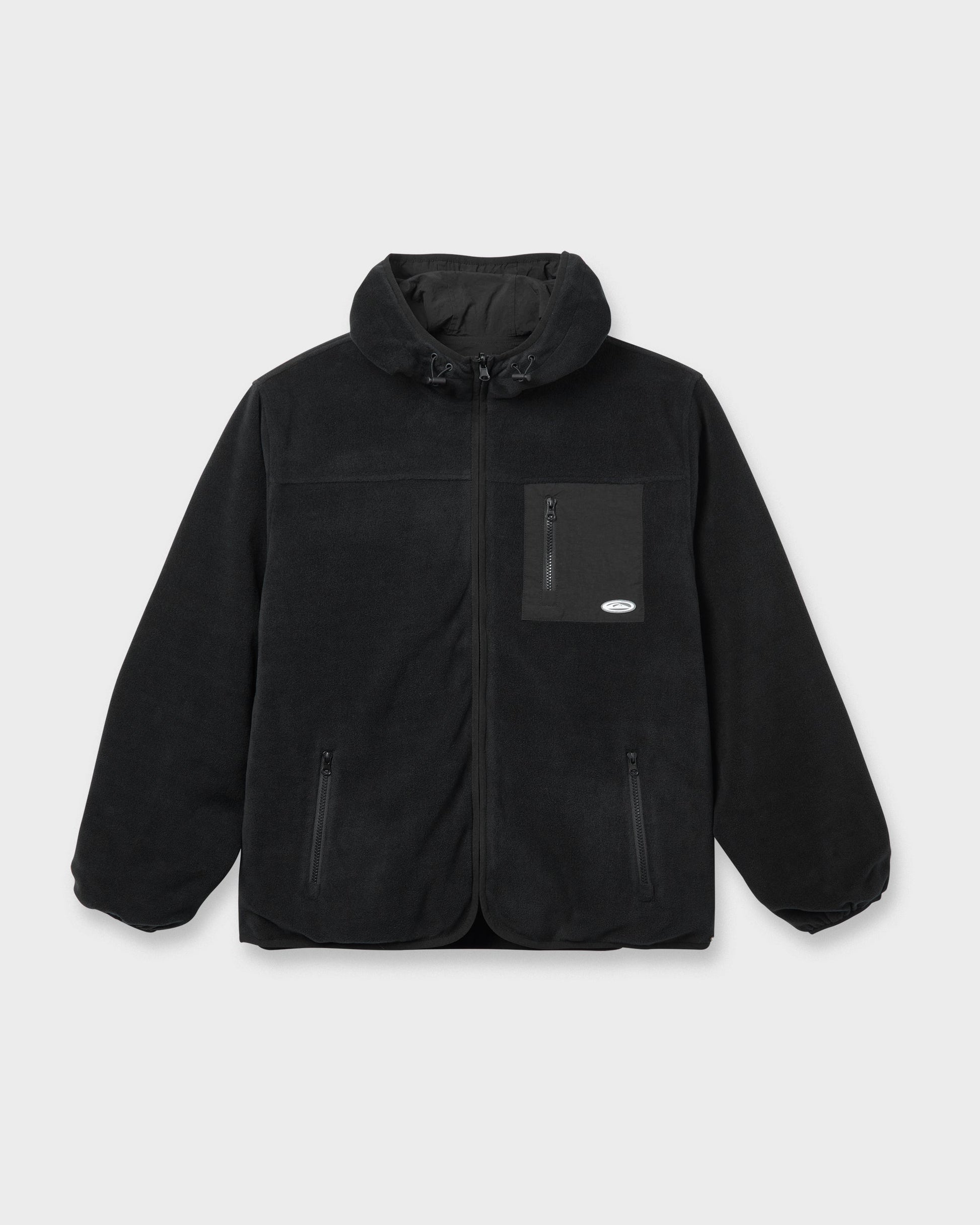 Quick Silver Reversible Zip Hoodie - Black