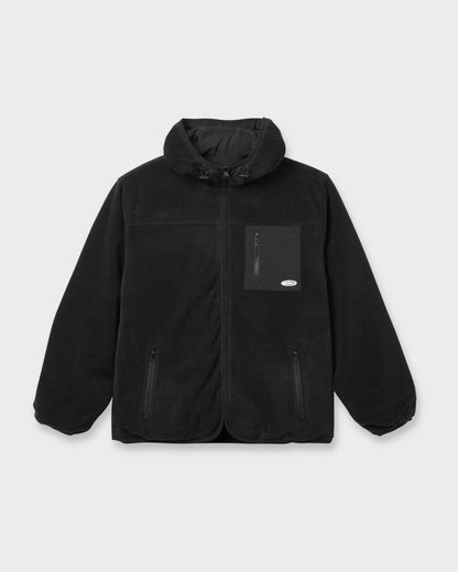 Quick Silver Reversible Zip Hoodie - Black