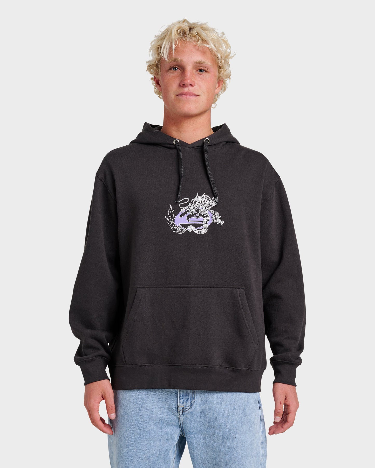 Quick Silver Graphic Hoodie - Phantom