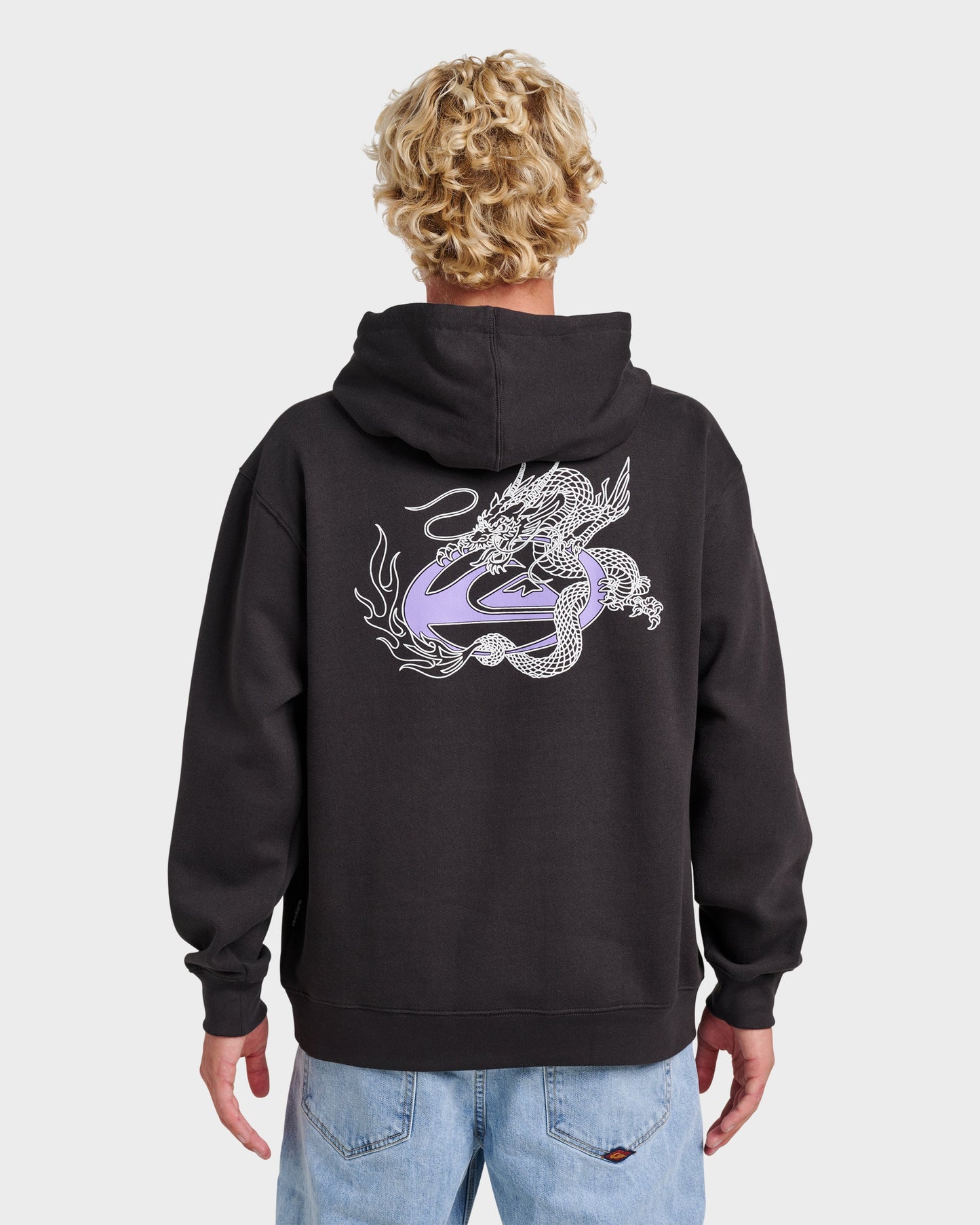 Quick Silver Graphic Hoodie - Phantom