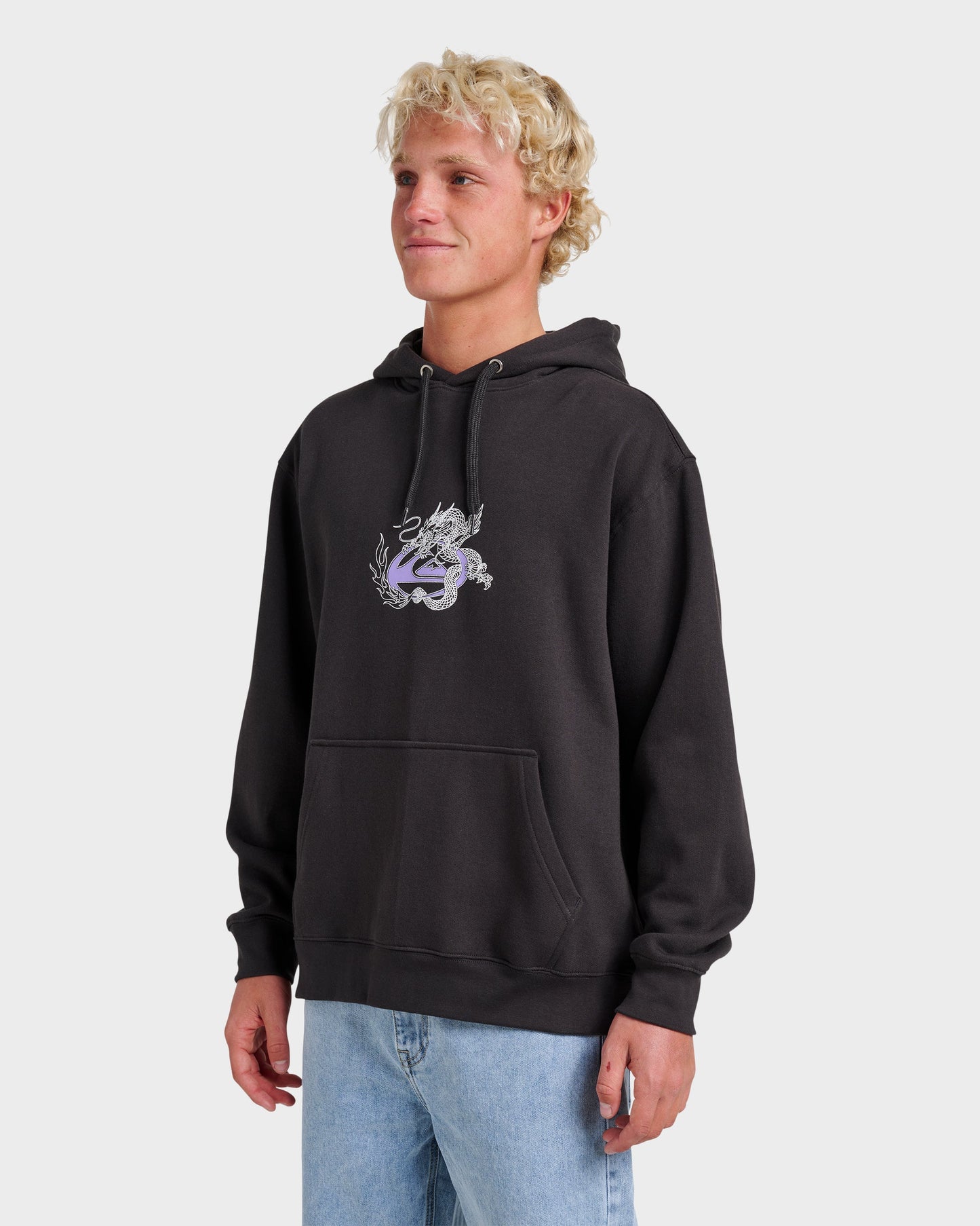 Quick Silver Graphic Hoodie - Phantom