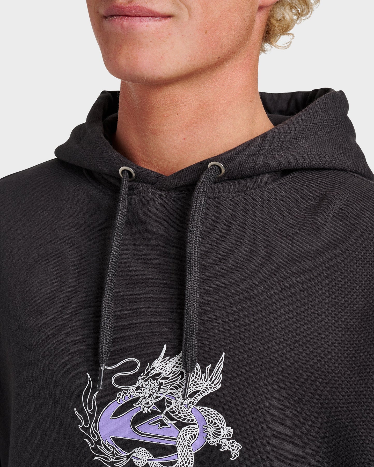 Quick Silver Graphic Hoodie - Phantom