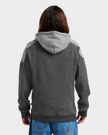 Quick Silver Keller Zip Hoodie - Black Heather