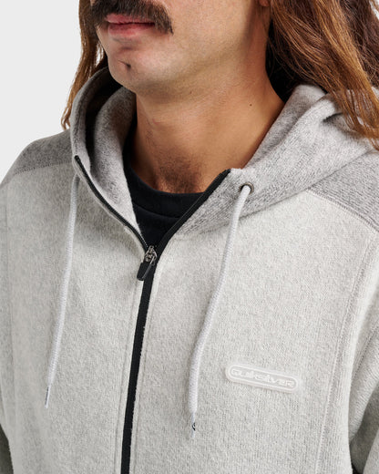 Quick Silver Keller Zip Hoodie - Light Gray Heather