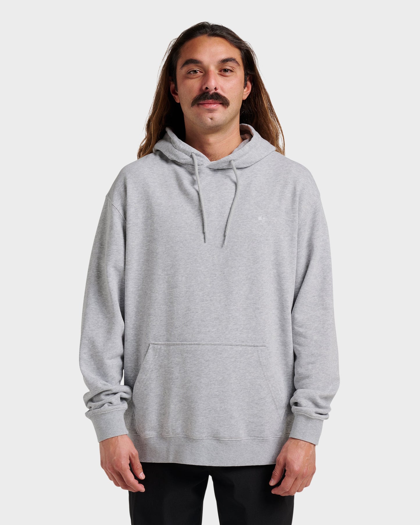 Quick Silver Saltwater Hoodie - White/Heather