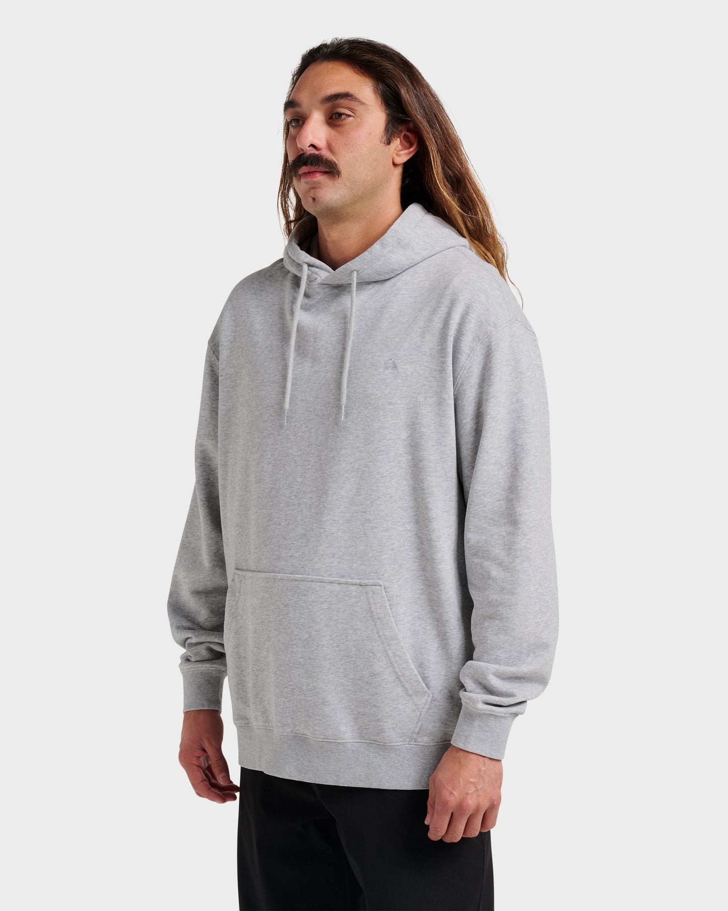 Quick Silver Saltwater Hoodie - White/Heather