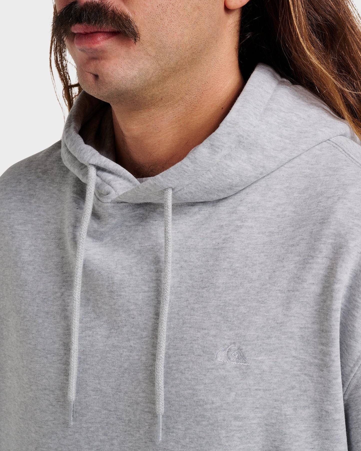 Quick Silver Saltwater Hoodie - White/Heather