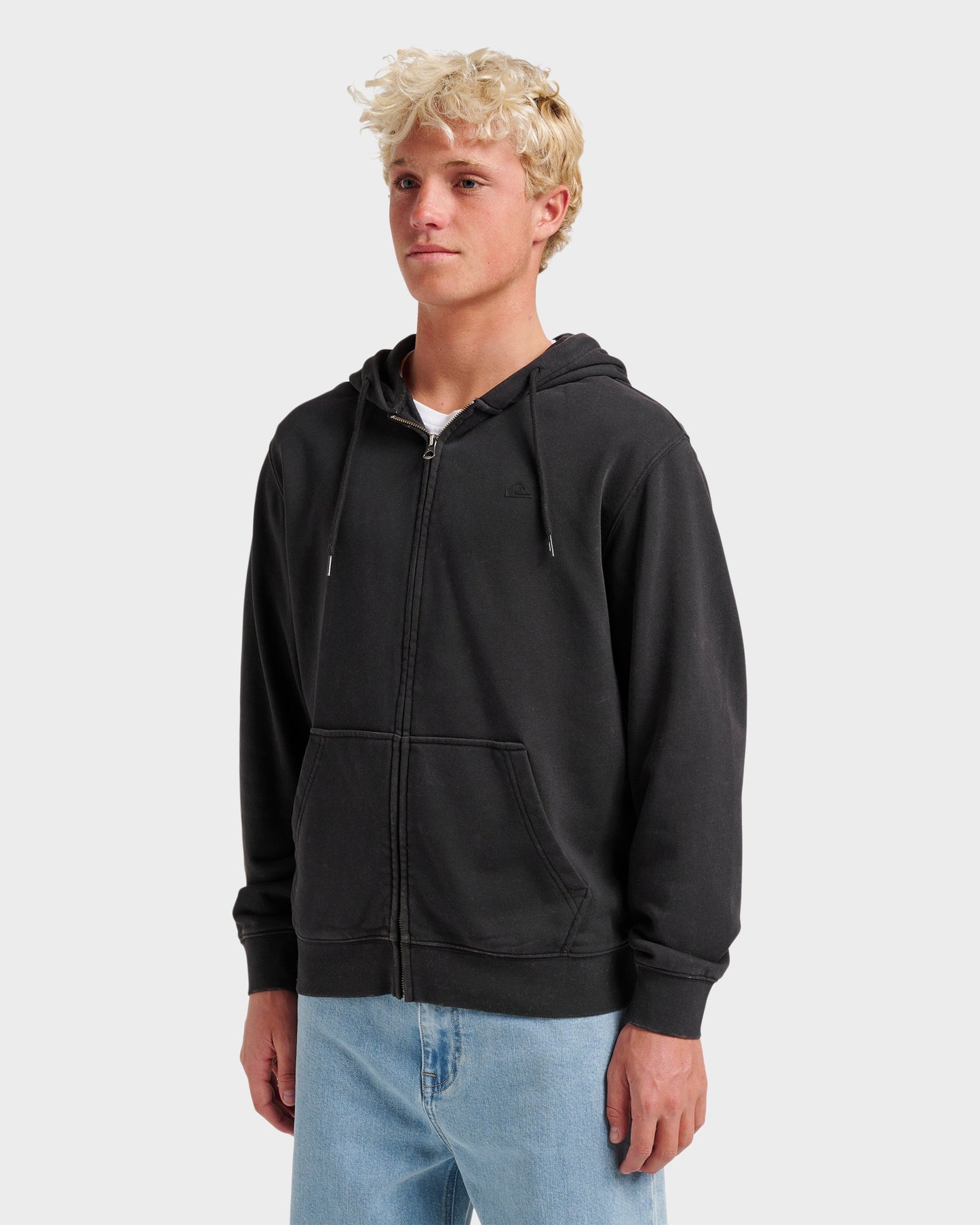 Quick Silver Saltwater Full Zip Hoodie - Black