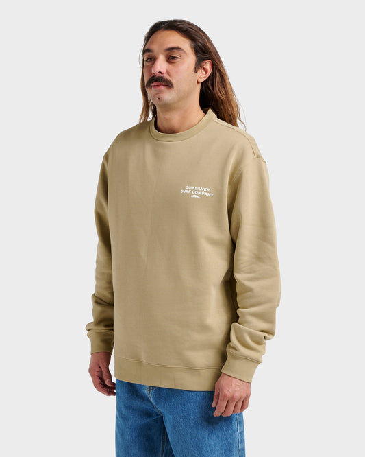 Quick Silver Graphic Crewneck Sweatshirt - Twill